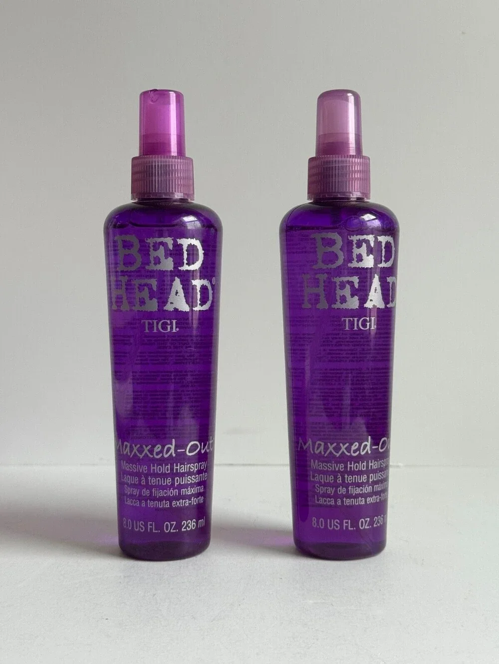 1 TIGI Bed Head Maxxed-Out Massive Hold Hairspray 8 oz NEW